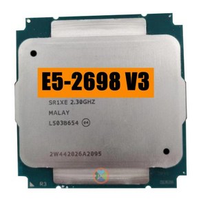 제온 E5 2698 V3 프로세서 SR1XE 2.3Ghz 16 코어 135W 소켓 LGA 2011-3 CPU E5 2698V3