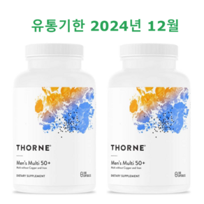 쏜리서치 남성비타민 Thorne Research Men's Multi 50+ 유통기한 24년 12월