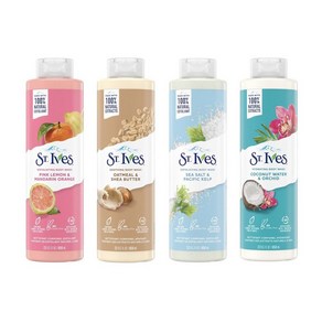 세인트이브스 씨솔트 오트밀 핑크레몬 바디워시 650ml 4종