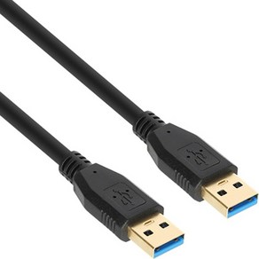 넷메이트 NM-UA303BKZ USB3.0 A M to A M 케이블 0.3m 블랙