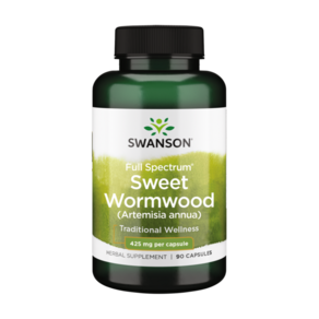 스완슨 풀 스펙트럼 스위트 Womwood Atemisia annua 트래디셔널 웰니스 425mg 캡슐, 알약/캡슐, 1개, 90정