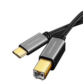 UC-CB51 USB C타입 to B프린터케이블 2M 미디케이블 녹음 DAC선 앰프 디지털피아노 키보드, 1개