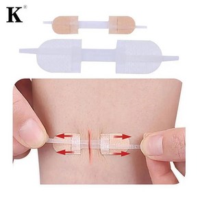 지퍼 타이 폐쇄 패치 지혈 빠른 봉합 밴드 야외 휴대용 보조 개, 13.0.6x10cm, 1개