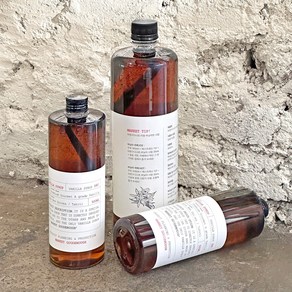 마켓구디너프 리얼 바닐라 시럽 1000ml (고메A등급 파푸아뉴기니 타히티품종), 1개, 1L