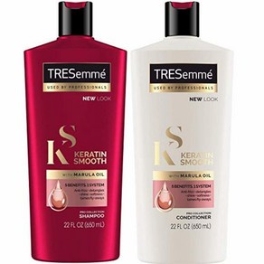 TRESemme 케라틴 스무스 샴푸 컨디셔너 세트, 1개, 650ml