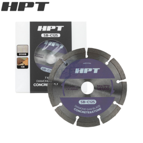 HPT 석재용 125mm 마른날 SB-C125 콘크리트 원형톱날, 1개