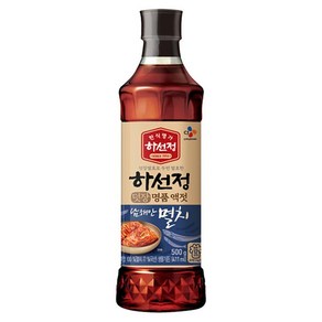 CJ 하선정 덧장명품액젓 남해안멸치 500g, 1개