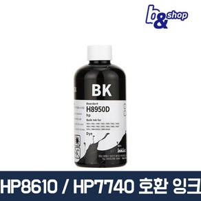 HP8730 HP8600 HP8640 HP7612 HP8210 프린터 호환 무한 리필 잉크테크 잉크, 1개, H8950D-01LB 블랙