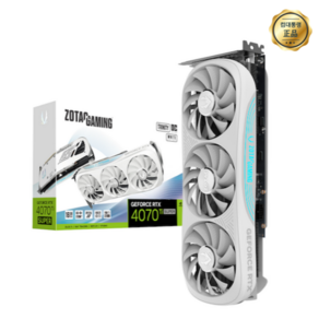 ZOTAC GAMING 지포스 RTX 4070 Ti SUPER Tinity OC D6X 16GB White