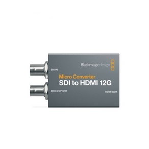 [Blackmagic Design] Mico Convete SDI to HDMI 12G wPUS [아답터 있음], 1개