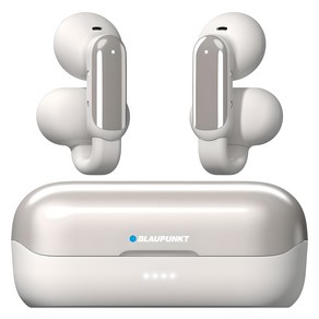블라우풍트 Ai ENC 노이즈캔슬링 블루투스 5.4 오픈 귀걸이형 이어폰, BLP-OE661WWT, 화이트