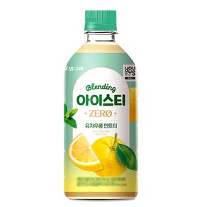 유자우롱 민트티, 12개, 500ml