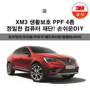 2020 XM3 PPF 투명보호필름 도어엣지 도어컵 주유구 헤드라이트, 3M PPF필름_도어컵_4개입, 1개