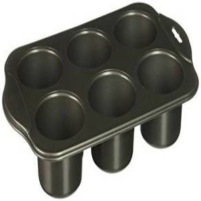 Nopo Nonstick 6 Cup Small Mini Cheesecake Muffin Cupcake Tat Quiche Pan New, 1개