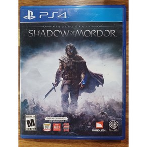 중간계대전투 모르도르의 그림자 (SHADOW OF MORDOR) 플스 PS4 플레이스테이션 4 정품 게임 타이틀 팩 한글판 (플스5 호환 가능 국내 배송)