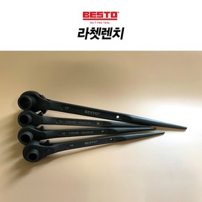 하나공구 베스토 라쳇 렌치 라쳇렌치 라쳇핸들 견삭기 깔깔이 아시바 건설 랜치 스패너, 1개, 라쳇 12mmx14mm