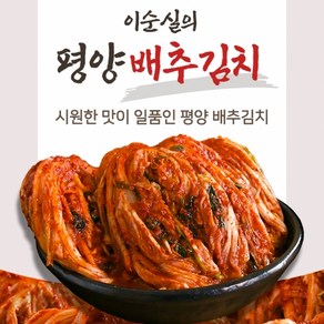 이순실의 평양김치(평양김치2Kg+평양 동치미2Kg), 1세트, 4kg