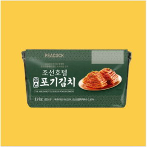 조선호텔김치 썰은 포기김치 1.9kg, 1개