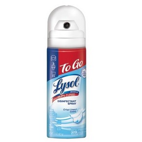 [미국직배송]라이솔 휴대용 살균 스프레이 29 ml / Lysol Cisp Linen Disinfectant Spay To Go 1oz, 42.5g, 1개