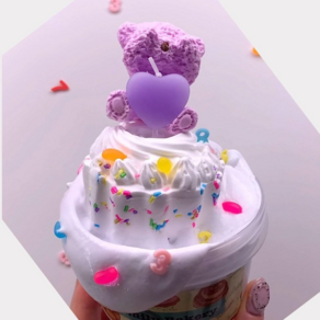 [에밀리슬라임] 너의생일 버터슬라임, 1개, 250g, 화이트