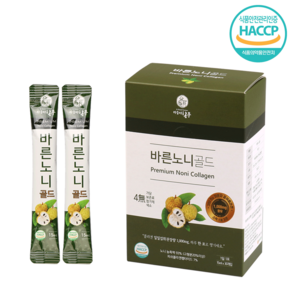 (1+1) 바른노니 20브릭스 발효 노니 콜라겐 30/60 스틱, 900ml, 2개