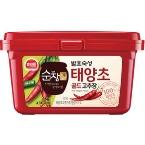 해표 순창궁 태양초 골드 고추장, 2kg, 4개