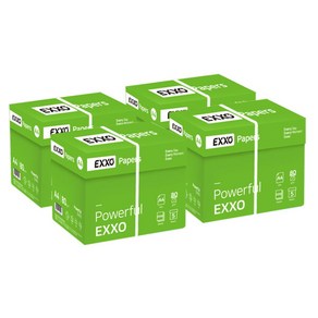 [엑소] (EXXO) A4 복사용지(A4용지) 80g 2500매 4BOX