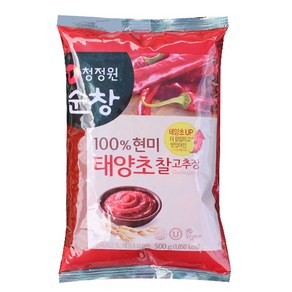 청정원 순창 태양초 찰고추장 리필 500g 식품 > 장/소스 장류 고추장, 1, 1