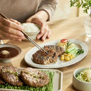 전주 한옥마을 하영이네 오리지널 밈 수제 떡갈비 100g1팩, 1개, 100g