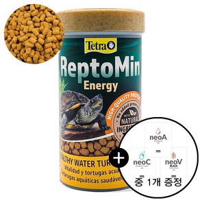 테트라 렙토민 에너지 250ml 거북이 사료 먹이 밥 아쿠아리오 네오 샘플 증정 포함 85g, 1개