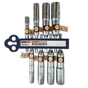 황금손 롱비트소켓 홀더 세트(6P) -8pcs/set LBS08S-110, 1개