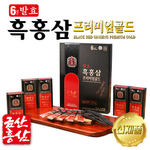 6년 발효 흑홍삼 프리미엄 골드 15g 60포 국산, 1개