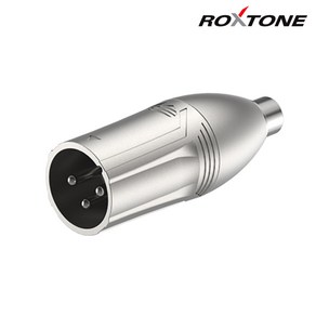 록스톤 RA2XMPF RCA 암 XLR 3핀 수 커넥터 플러그 연결젠더 짹 연결잭 3핀PL XLR수 케이블 RCA암, 1개