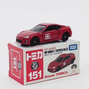 TOMY 미니 소형 자동차 마쓰다 RX7 도요타 수프라 합금 다이캐스트 및 장난감 차량 용 스케일 모델, 34 Toyota 86 GT, 1개