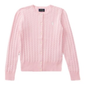 [가을맞이세일/캐나다 발송] 폴로 랄프로렌 걸즈 꽈배기 니트 가디건 Polo Ralph Lauen Gils Cable Knit Cadigan