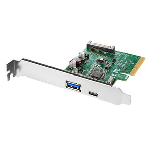 넥스트 USB 3.1 Gen2 Type C + Type A PCI Express 확장카드 NEXT-323TCA