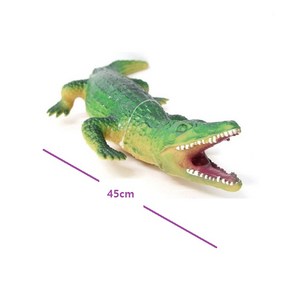 윙크라운 해양 동물모형 악어 소프트 동물모형, 악어48cm, 1개