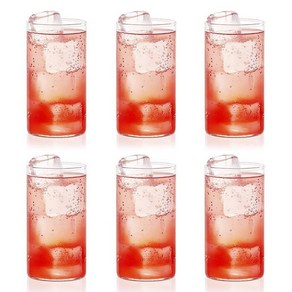 Boosil Set of 6 Vision Lage Glass 350 ml Boosil 6개 세트 Vision 대형 유리잔 350ml, Clea, 1개