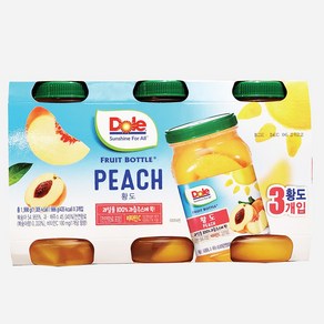 Dole 후룻바틀 황도 666g X 3개입 아이스박스 포장