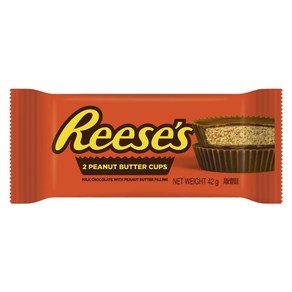 리세스 피넛버터 컵 밀크 초콜렛바 초코바 42g Reese's Peanut Butte Cup Milk Chocolate, 1개