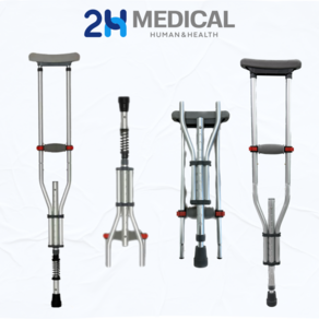 2H메디컬 컴팩트 목발 클러치, 일반형, 1개