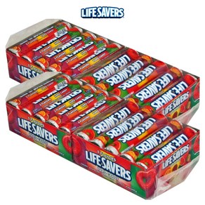 미국 라이프세이버 하드 과일 캔디 사탕 대용량 1.14oz X 20counts [ Life Saves Oiginal 5 Flavos Had Candy 1.14 X 20ct], 2개, 640g