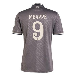 Mbappe 9# 마드리드 축구 저지 2024/25 회색. 20215