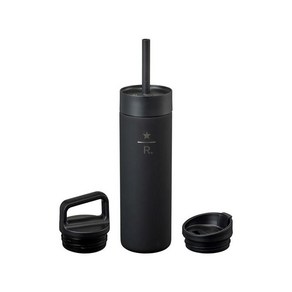 스타벅스 SS 미르 리저브 텀블러 세트 3in1 473ml[당일발송 우체국택배], 1개, 355ml, 블랙