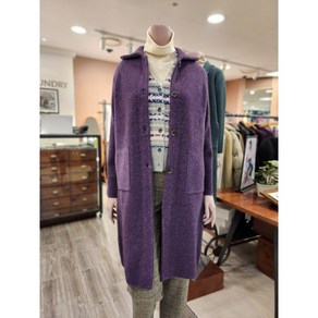 BCBG O.헤어리니트 롱O/T - B3DAK117 63 [PURPLE]