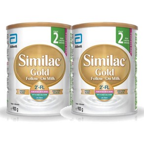 Similac Gold 시밀락 골드 팔로우 온 밀크 2단계 분유 900g 2팩, 2개