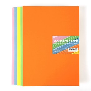 PaperPhant 도톰한 5컬러 색지(5 COLORED PAPER)