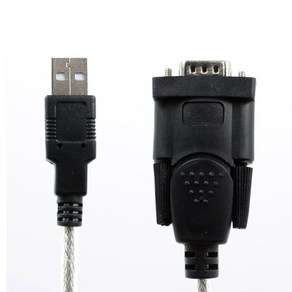 [NEXI] USB-A 2.0 to RS232 시리얼 변환케이블 NX-UC232 / NX215 [블랙/1.8m], 본상품선택