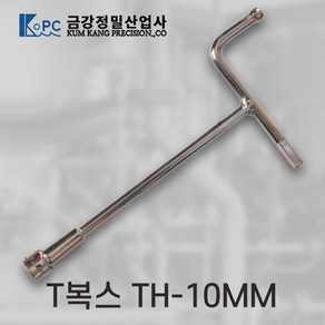 금강정밀 티복스 T복스 복스알 T렌치 티렌치 비트소켓 TH-10MM, 1개