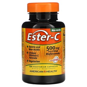 Este-C 시트러스 바이오플라보노이드 함유 500mg 베지캡슐 120정, 1개